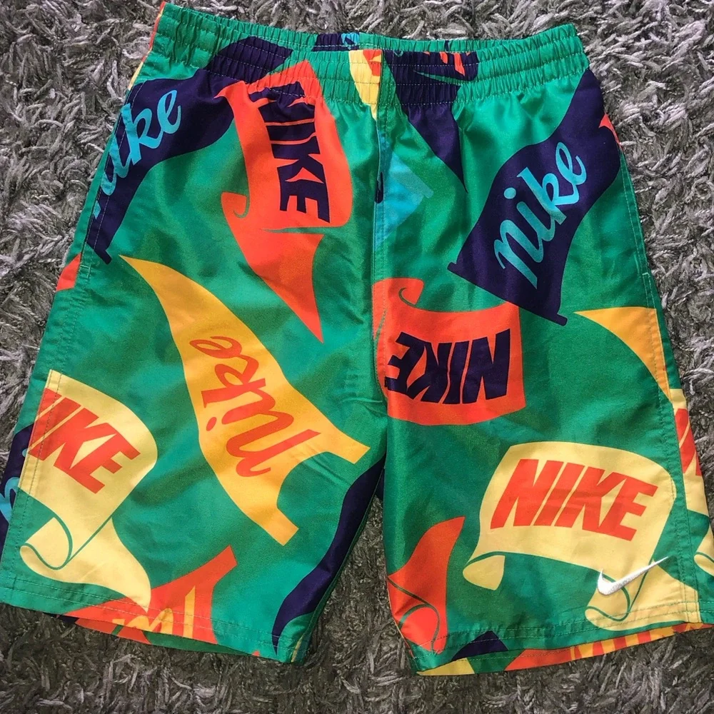 Boys Nike Logo Swimsuit, Size M - Picture 1 of 6